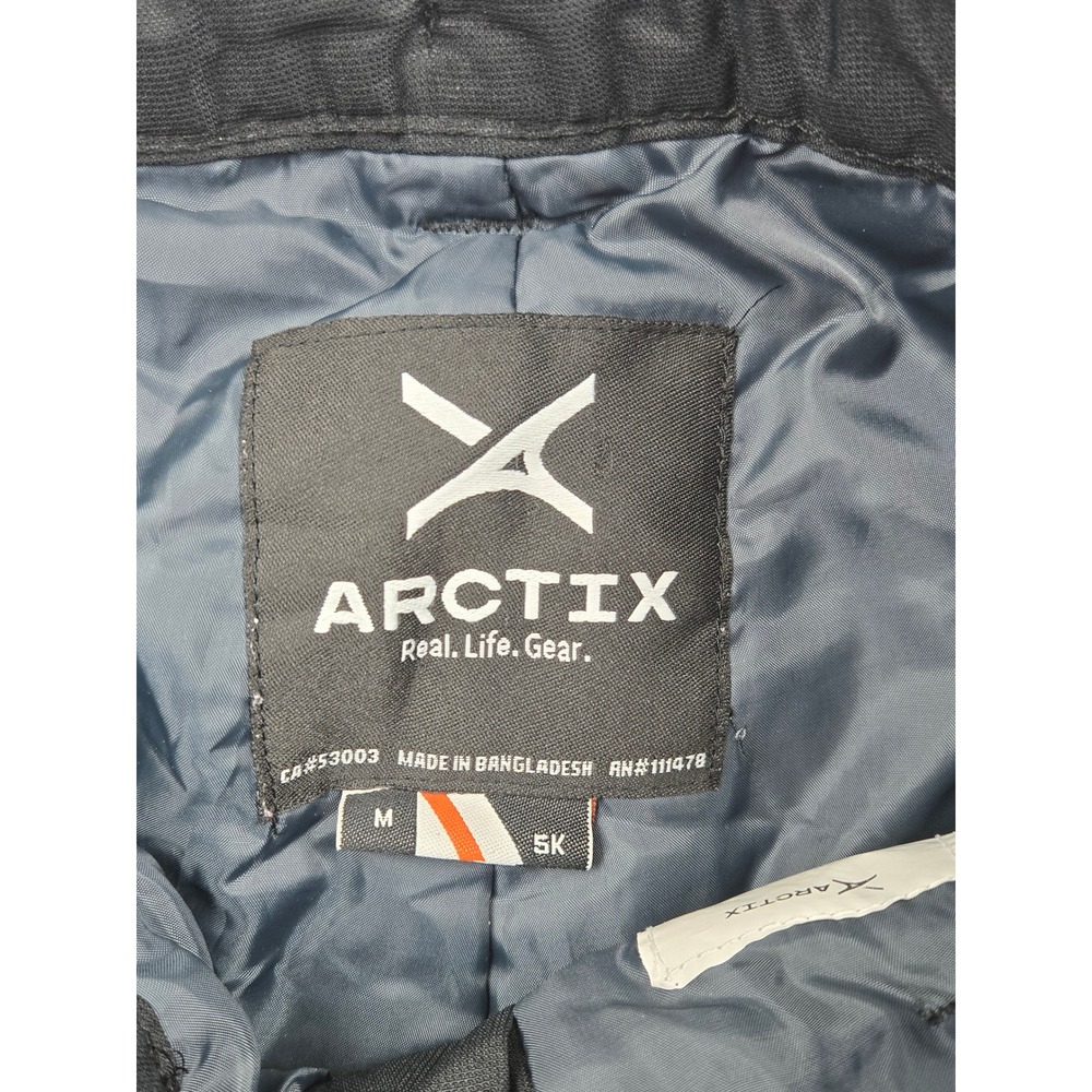 Arctix‎ Youth Insulated Snow Ski Pants Black Cargo Pockets Adjustable Waist M 5K - Picture 7 of 12